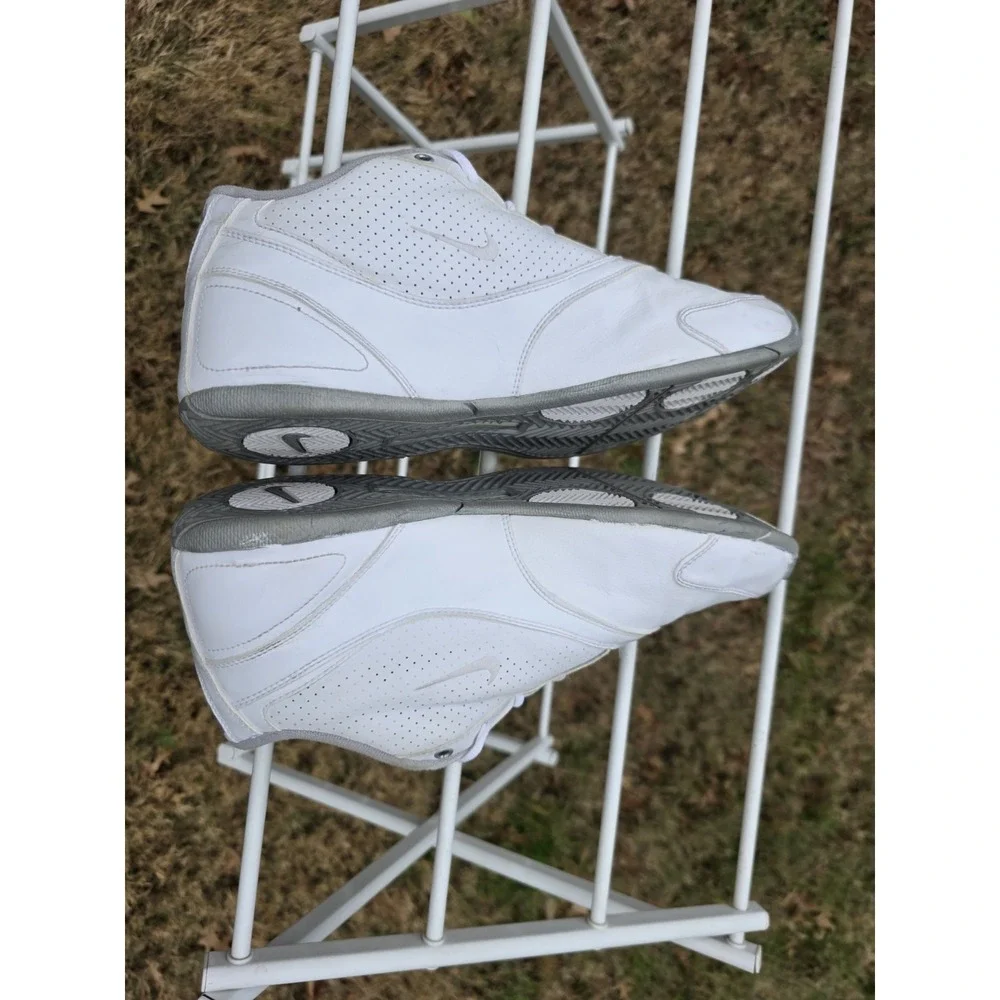 Nike Air Flight Mens Basketball Shoes White Silver Low Top Sneakers 315065-111